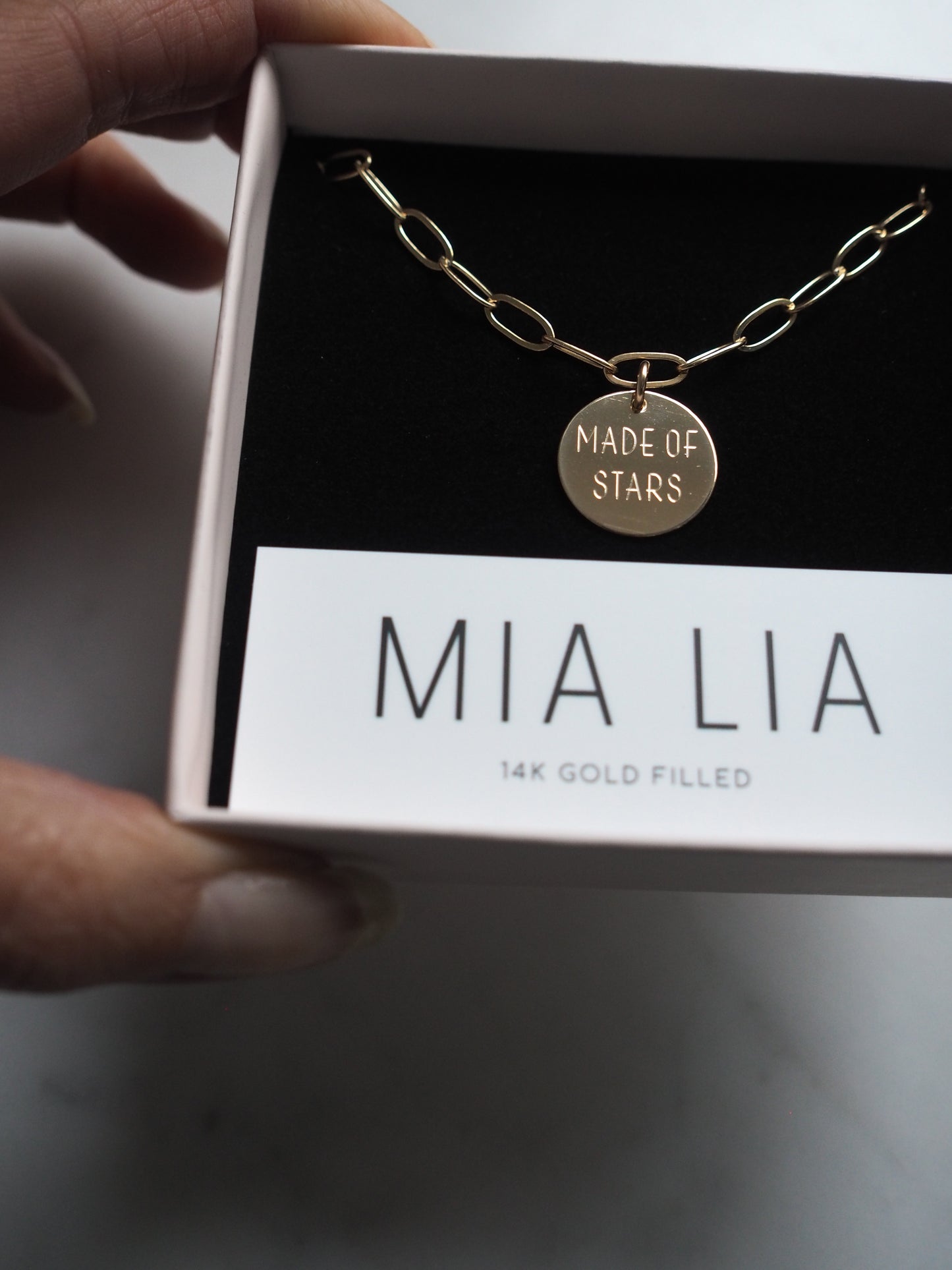 Engraved Personalised Disc Necklace