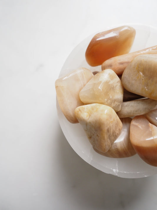 peach moonstone | divine feminine