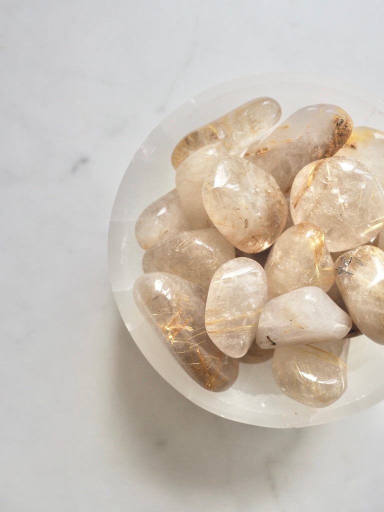 rutilated quartz | cosmic light + energy - manifesting abundance