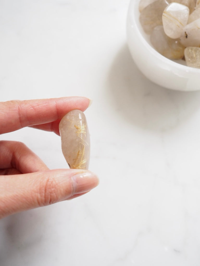 rutilated quartz | cosmic light + energy - manifesting abundance