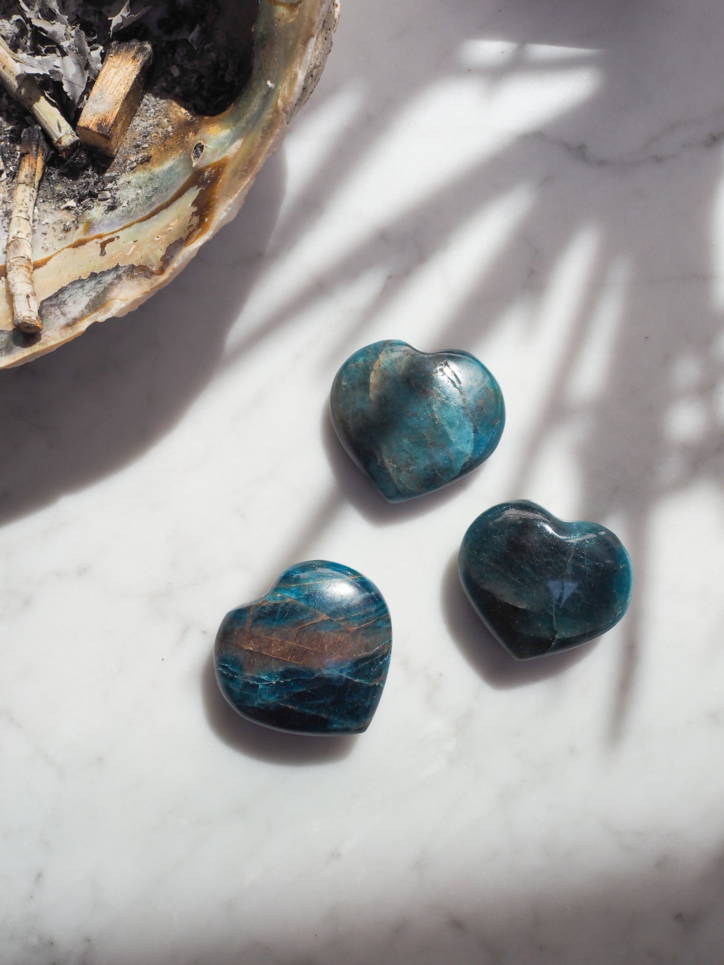 Reiki Apatite Hearts ♥︎