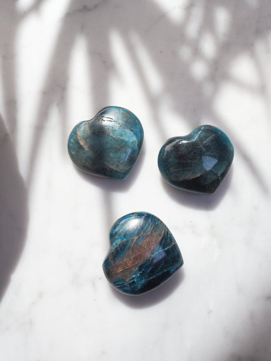 Reiki Apatite Hearts ♥︎