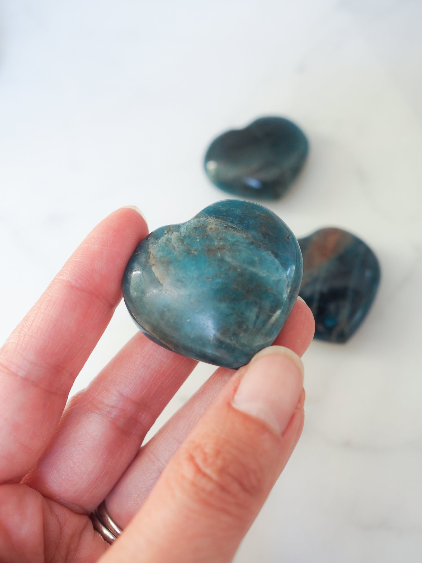 Reiki Apatite Hearts ♥︎