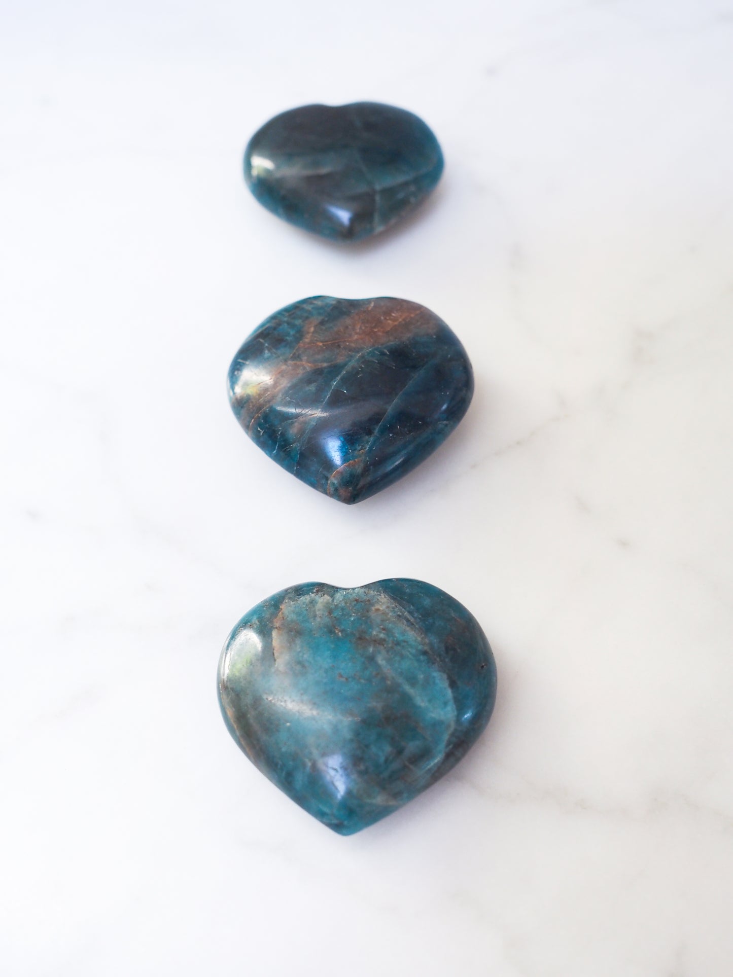 Reiki Apatite Hearts ♥︎