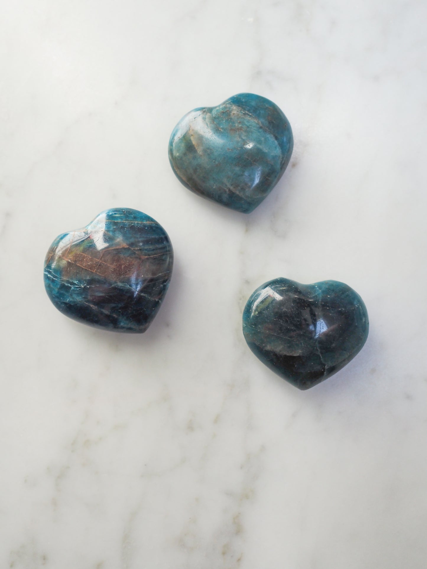 Reiki Apatite Hearts ♥︎