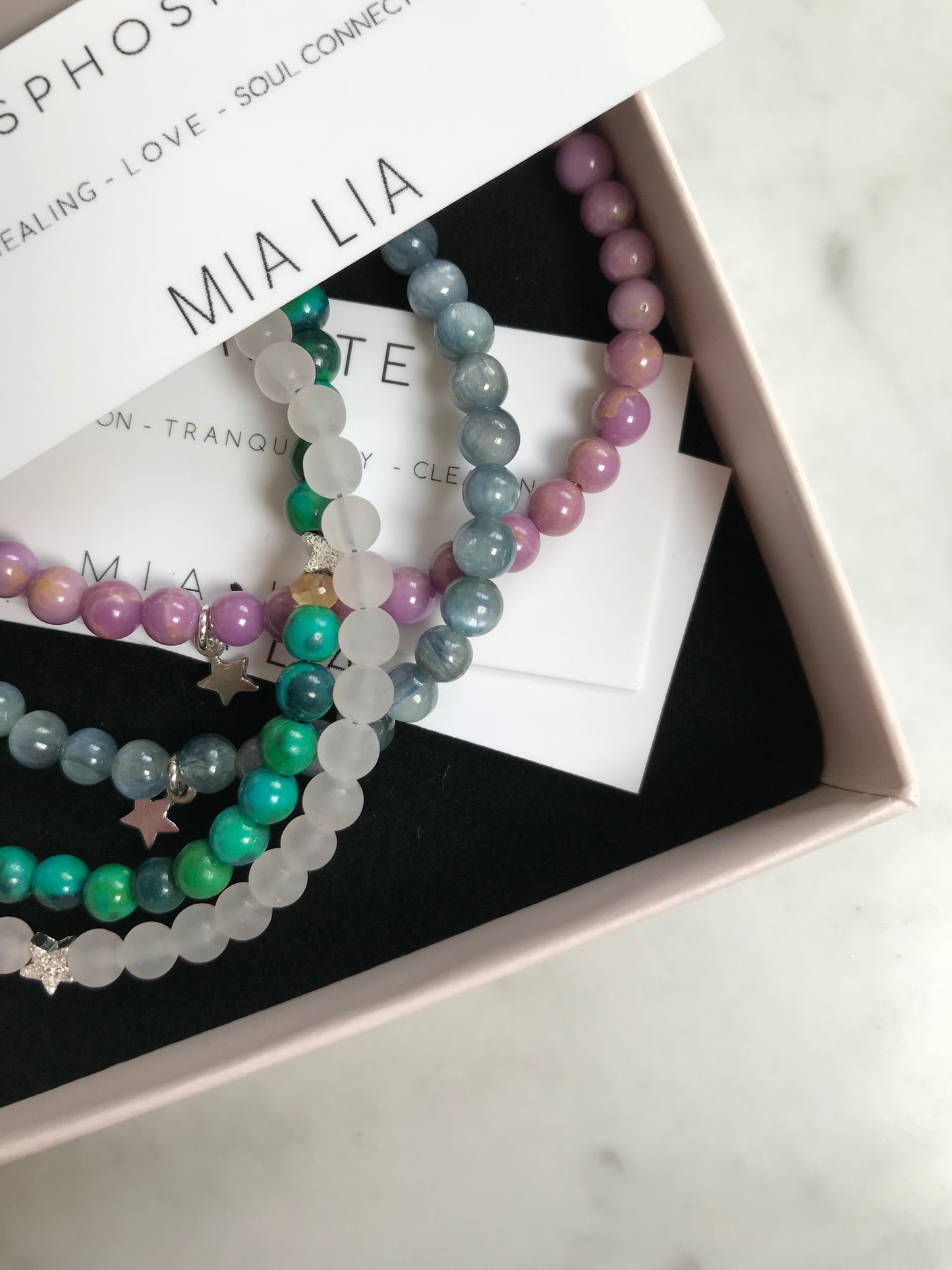 Star Keepsake Bracelet - PHOSPHOSIDERITE