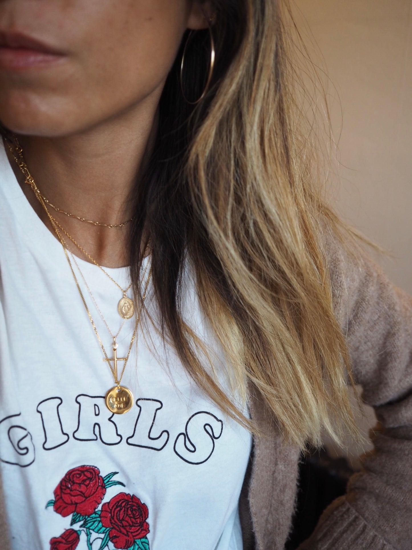 Big Gold Hoop Earrings