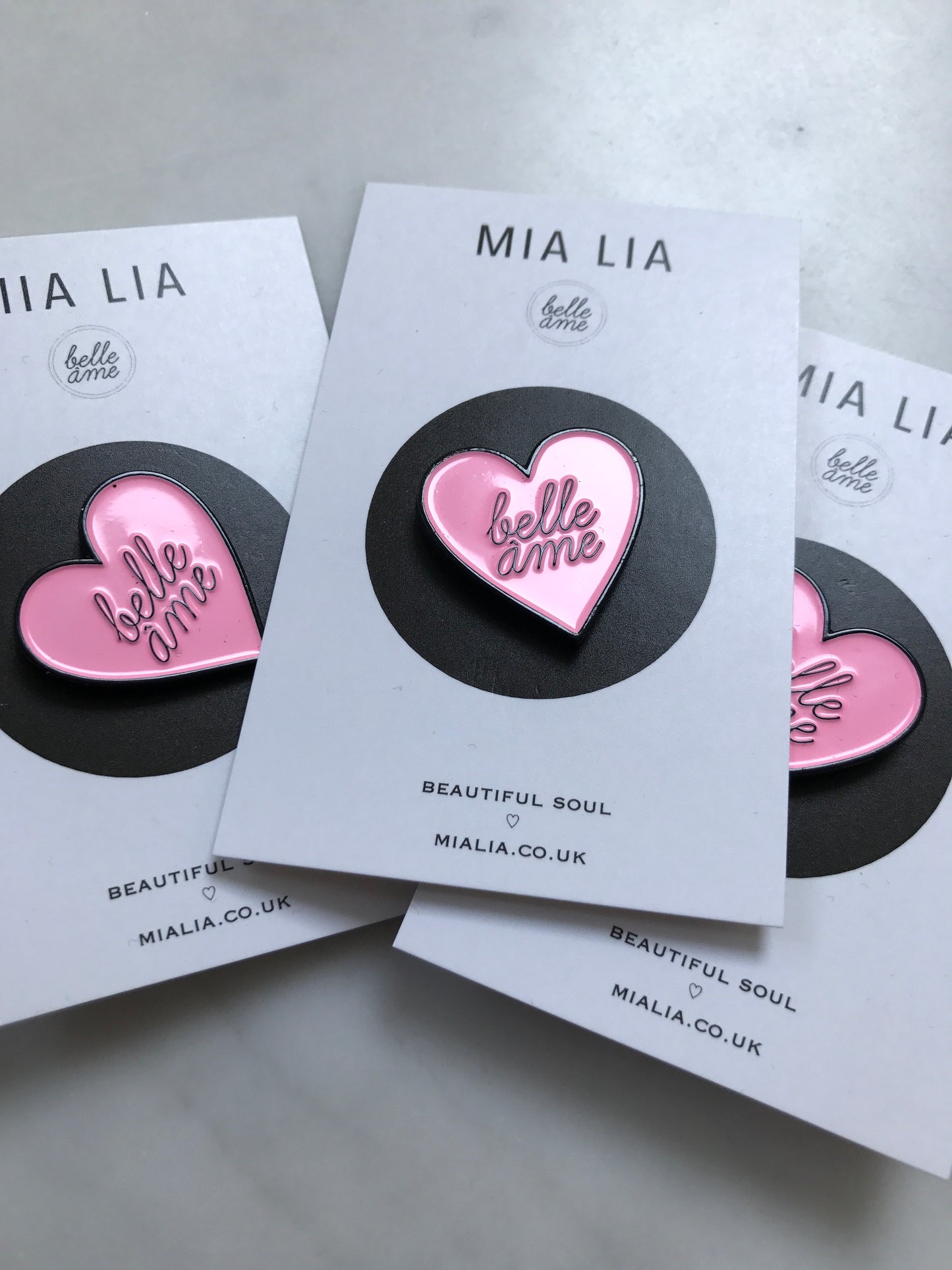 BELLE ÂME ♡ HEART PIN BADGE