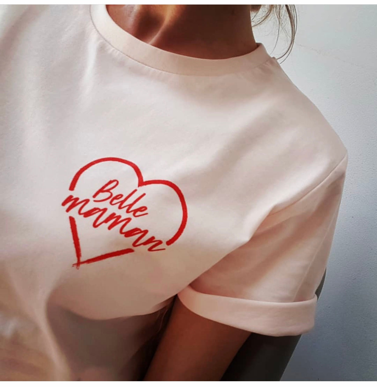 Pink Candy Maman Red Heart Tee ♡