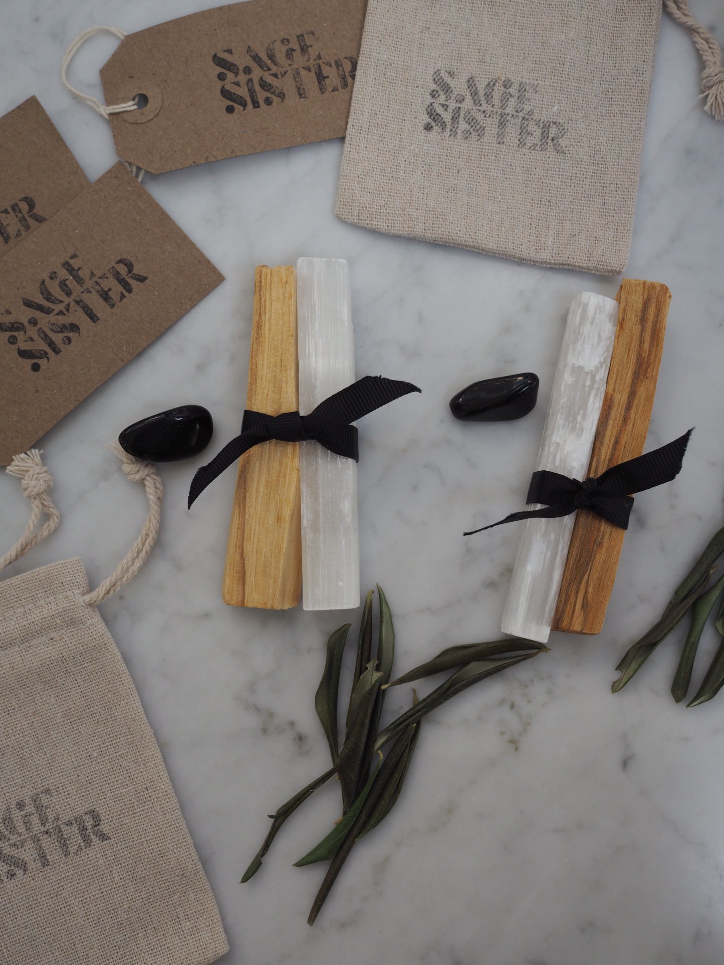Selenite & Palo Santo Cleansing Set