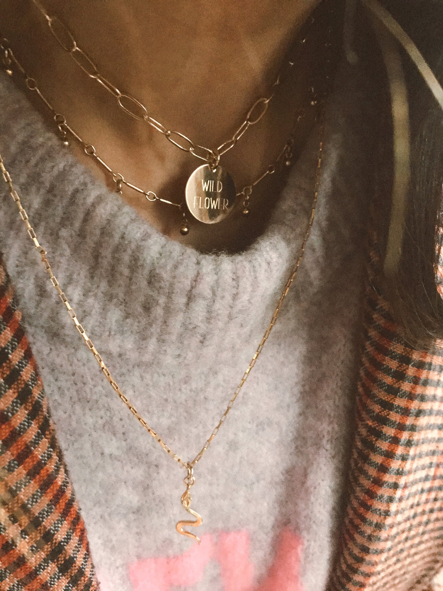 Engraved Personalised Disc Necklace