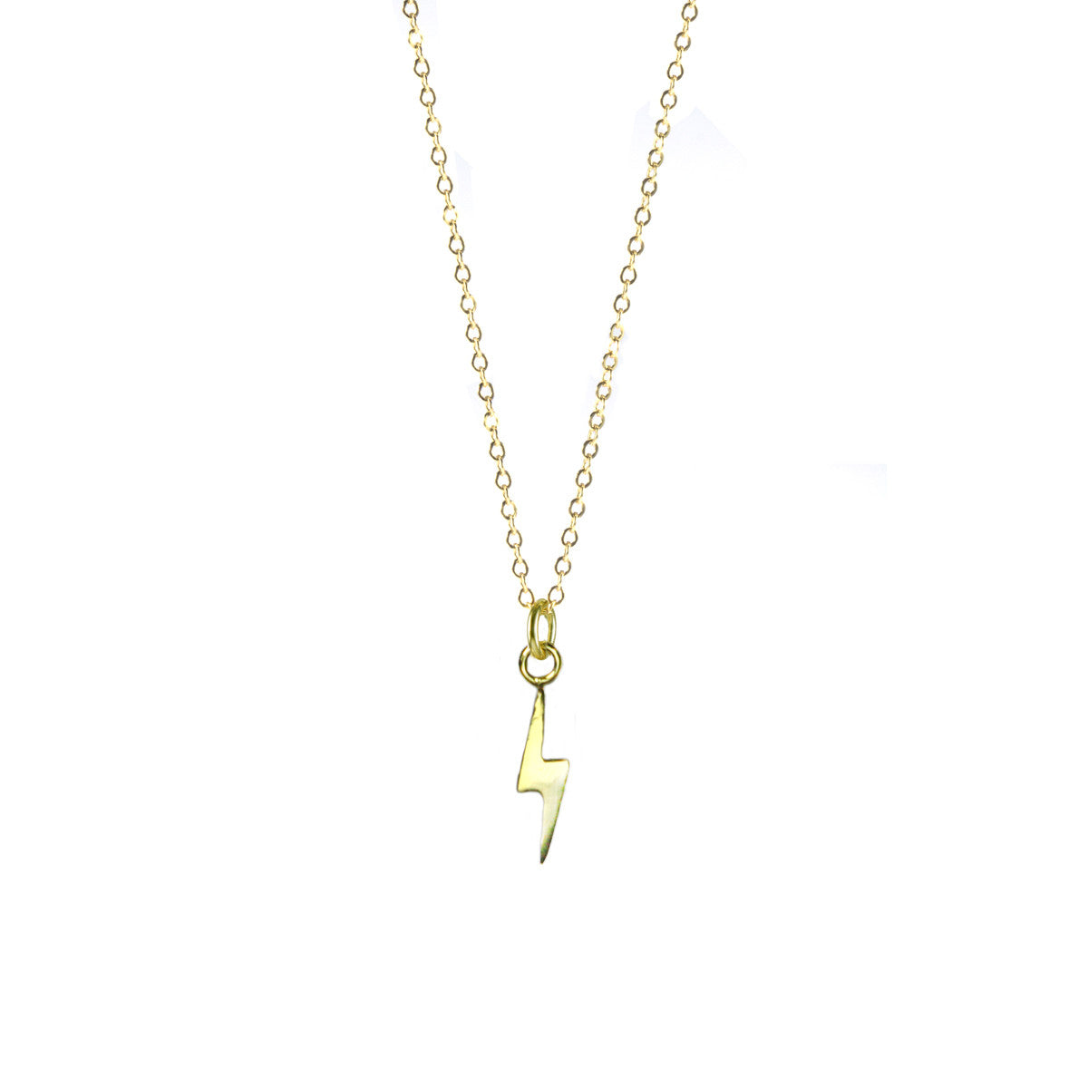 Thunderbolt Necklace - Gold