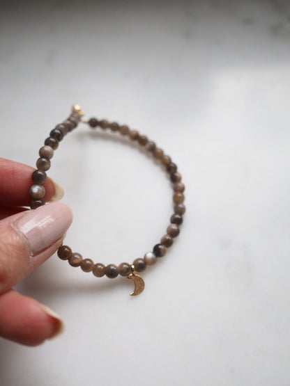 Winter Moonstone Bracelet