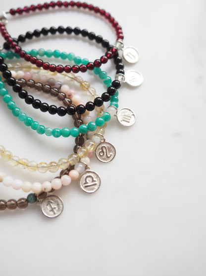 Zodiac Birthstone Bracelet