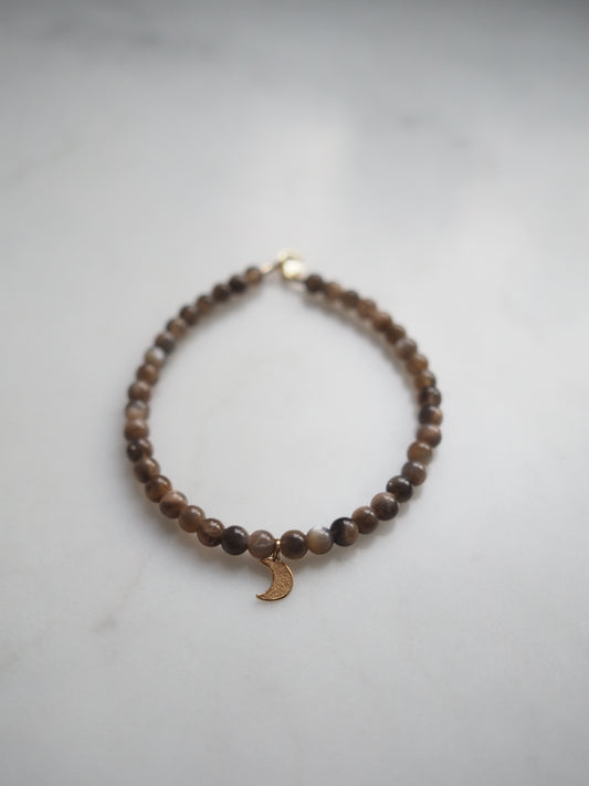 Winter Moonstone Bracelet