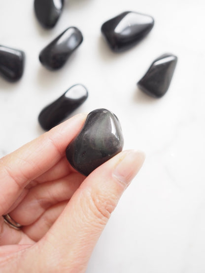 rainbow obsidian | cord-cutter - love protector