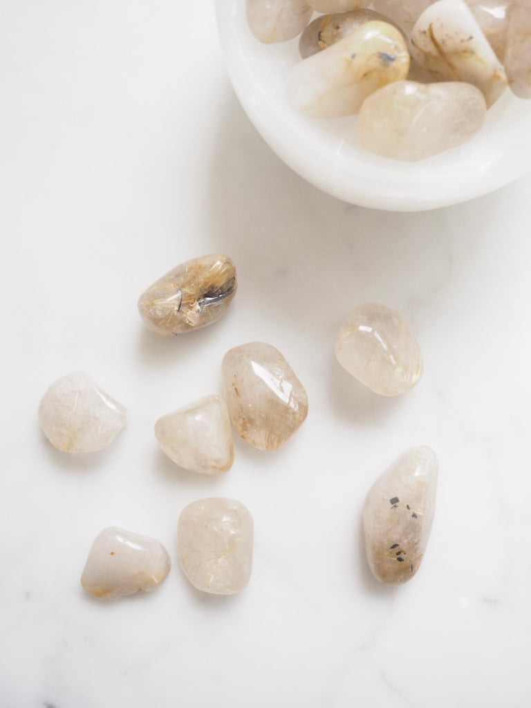 rutilated quartz | cosmic light + energy - manifesting abundance