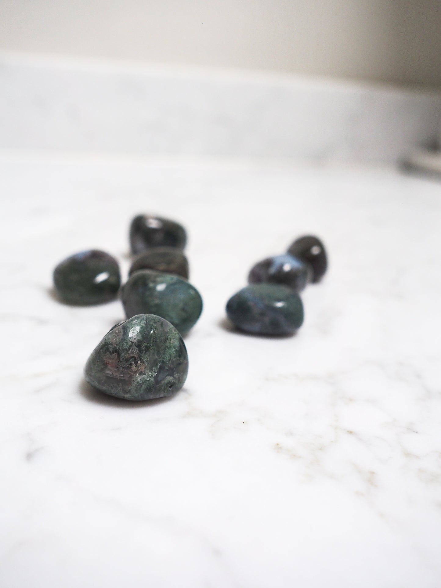 moss agate | attracts abundance - birthing crystal