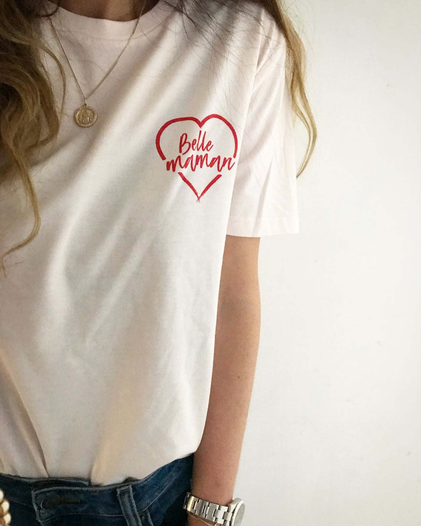 Pink Candy Maman Red Heart Tee ♡