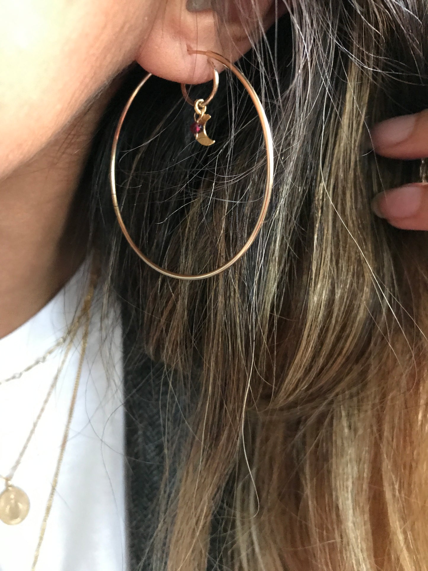 Big Gold Hoop Earrings