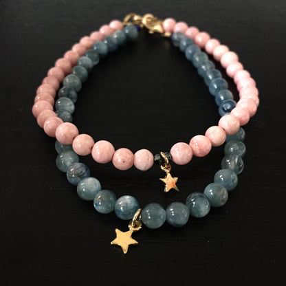 Star Keepsake Bracelet - Rhodochrosite