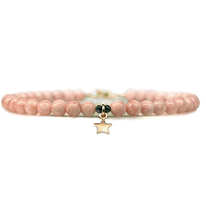 Star Keepsake Bracelet - Rhodochrosite